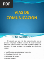 Unidad I Vias de Comunicacion