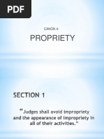 Propriety: Canon 4