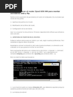 Configurar El Router Zyxel 650 HW