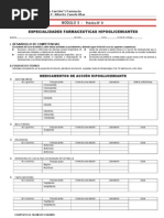 Antidiabéticos. Módulo de Farmacia