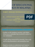 Presentation: Trends of Educational Research in Malaysia