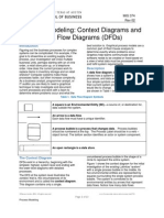 Process Modeling: Context Diagrams and Data Flow Diagrams (DFDS)