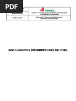 NRF 243 PEMEX 2010 Instrumentos Interruptores de Nivel