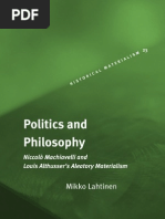 Althusser Lahtinen-Politics and Philosophy Niccolo