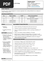 Rahul Mishra (2012229) : Educational Qualifications