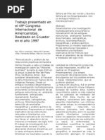 "Relocalización y Análisis de Las Reducciones Jesuíticas de Nuestra Señora de Pilar Del Volcán y Nuestra Señora de Los Desamparados. Con Un Enfoque Holístico e Interdisciplinario