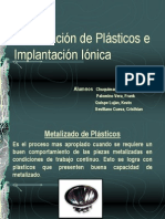 Metalizado de Plasticos y Implantacion Ionica