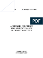 Carte - Actionari Electrice Reglabile Cu Masini de Curent Continuu