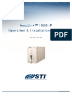 Amplink™ 1900I-F Operation & Installation Manual: 830-0026 Rev. 4P