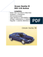 Despiece Xantia II Hdi 110 Activa