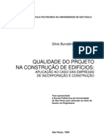 2003 - TESE SILVIO MELHADO 1994 - Qualidade Do Projeto Na Construção de Edíficios