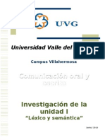 Unidad 1 Comunicacion Oral y Escrita