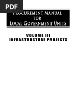 Procurement Manual For LGUs - Infrastructure Projects