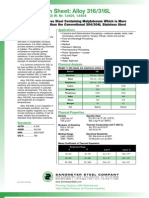 316 316L 317L Spec Sheet