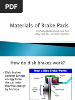 Materials of Brake Pads