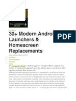 30+ Modern Android Launchers & Homescreen Replacements: Customization