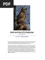 Owls and The UFO Abductee