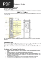 Elevators and Escalators Design