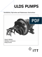 Installation, Operation and Maintenance Instructions: Model 3500XD Medium Consistency Pump System