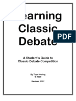 Learning Classic Debate