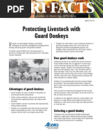 Protecting Livestock With Guard Donkeys, Govt. of Alberta