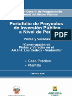 Pistas y Veredas - Caso Practico y Plantilla