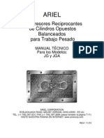 Manual Técnico JG-JGA (Compresores Reciprocantes de Cilindros Opuestos Balanceados para Trabajo Pesado)