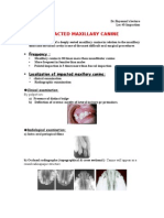 Impacted Maxillary Canine