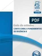 Canto Coral e Fundamentos de Regencia II