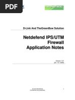 D-Link Netdefend IPS Firewall DFL 800 & GreenBow IPSec VPN Client Software Configuration