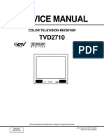 Service Manual: Color Television Receiver