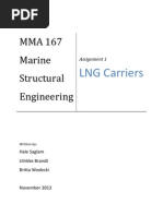 MMA 167 Marine Structural Engineering: LNG Carriers