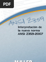 ANSI-z 359.1 Spanish