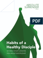 Habits of A Healthy Disciple