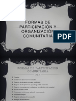 Formas de Participación Comunitaria