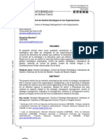 Lectura 1 Atencio - Sánchez (2009) El Control de Gestión Estratégica en Las Organizaciones PDF