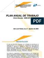 Ejemplo de Plan Anual de Trabajo para Preescolar