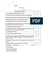 Pauta de Evaluación Invertida