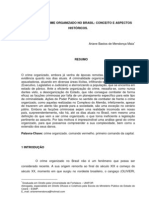 A Origem Do Crime Organizado No Brasil Conceito e Aspectos