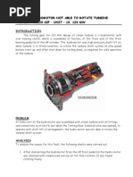 Hydromotor Not Able To Rotate Turbine-MAY10