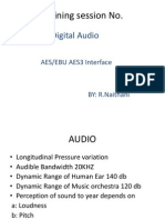 Training Session No.: Digital Audio