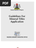 Mineral Titles Guidelines