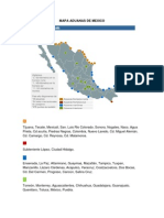 Mapa Aduanas de Mexico