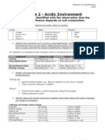 Module 2 - Acidic Environment