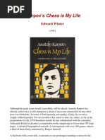 Edward Winter - Karpov's 'Chess Is My Life'