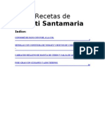 Santi Santamaria - Recetas