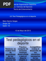 Test Pedagogicos Teoria