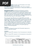 Open Loop Power Control Is The Ability of The UE Transmitter To Sets Its Output