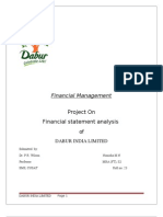 Financial Statement Analysis of Dabur