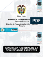 Charla Seguridad de Pacientes - Minsalud